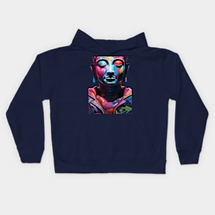 Vibrant Buddha Kids Hoodie